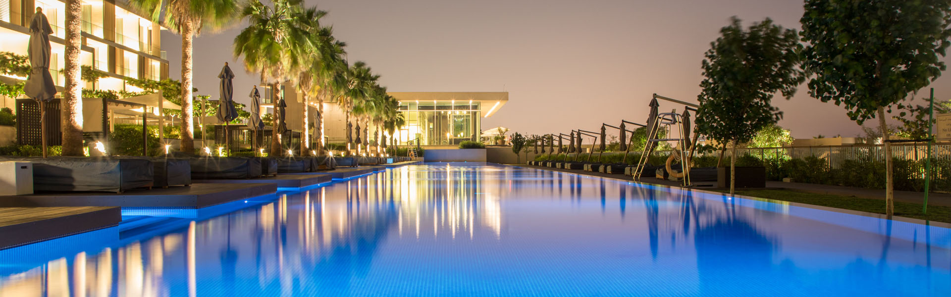 The Oberoi Al Zorah Swimming Pool constructed by Desert Leisure