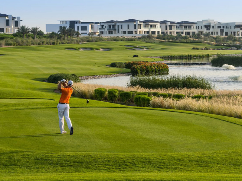 Dubai Hills Golf Course, Constructed by Desert Landscape