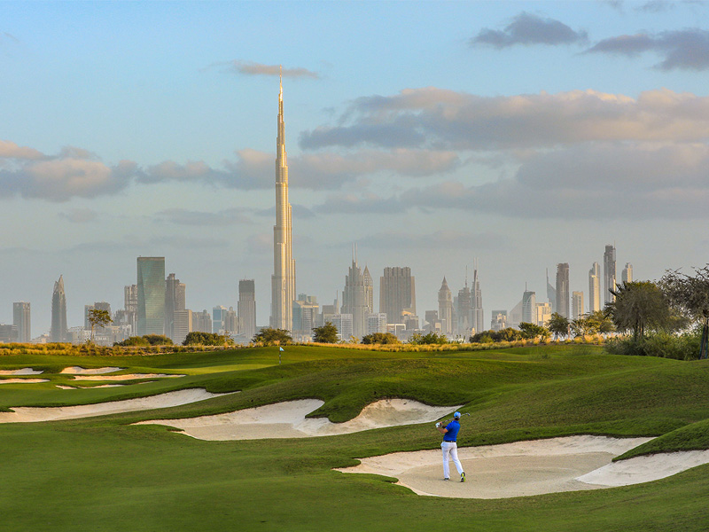 Dubai hills golf course