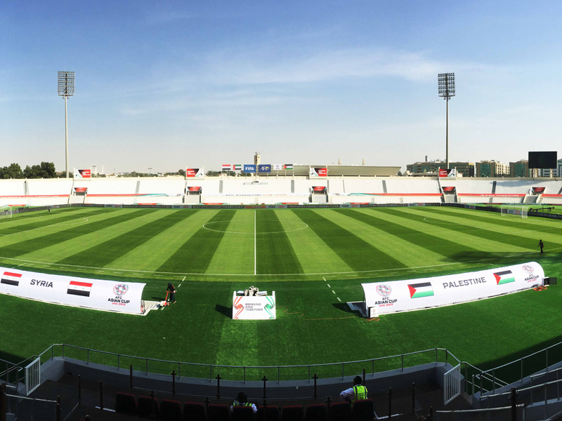 FIFA standard football pitches maintenance by desert turfcare