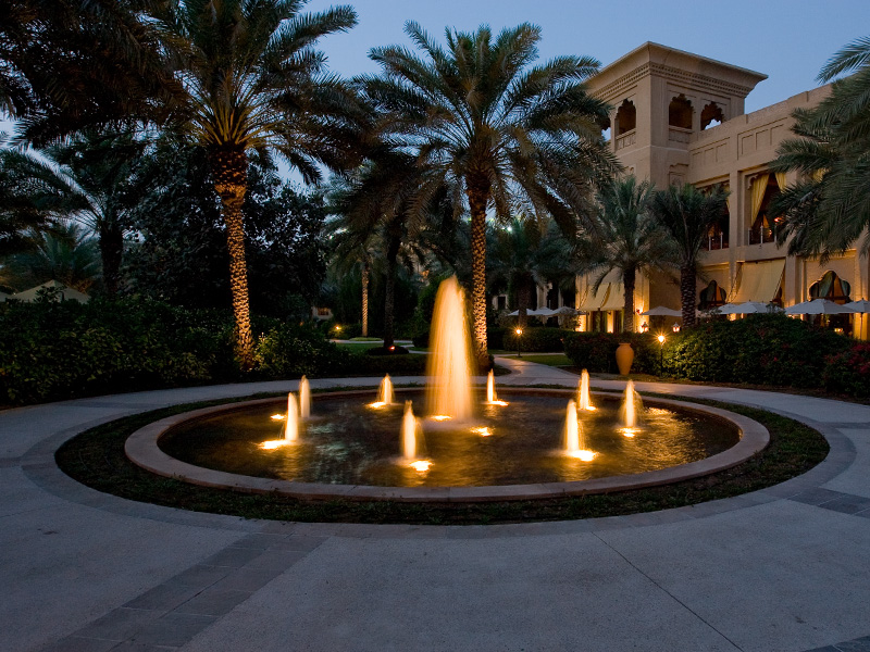 One & Only Royal Mirage water feature constructed by Desert Group