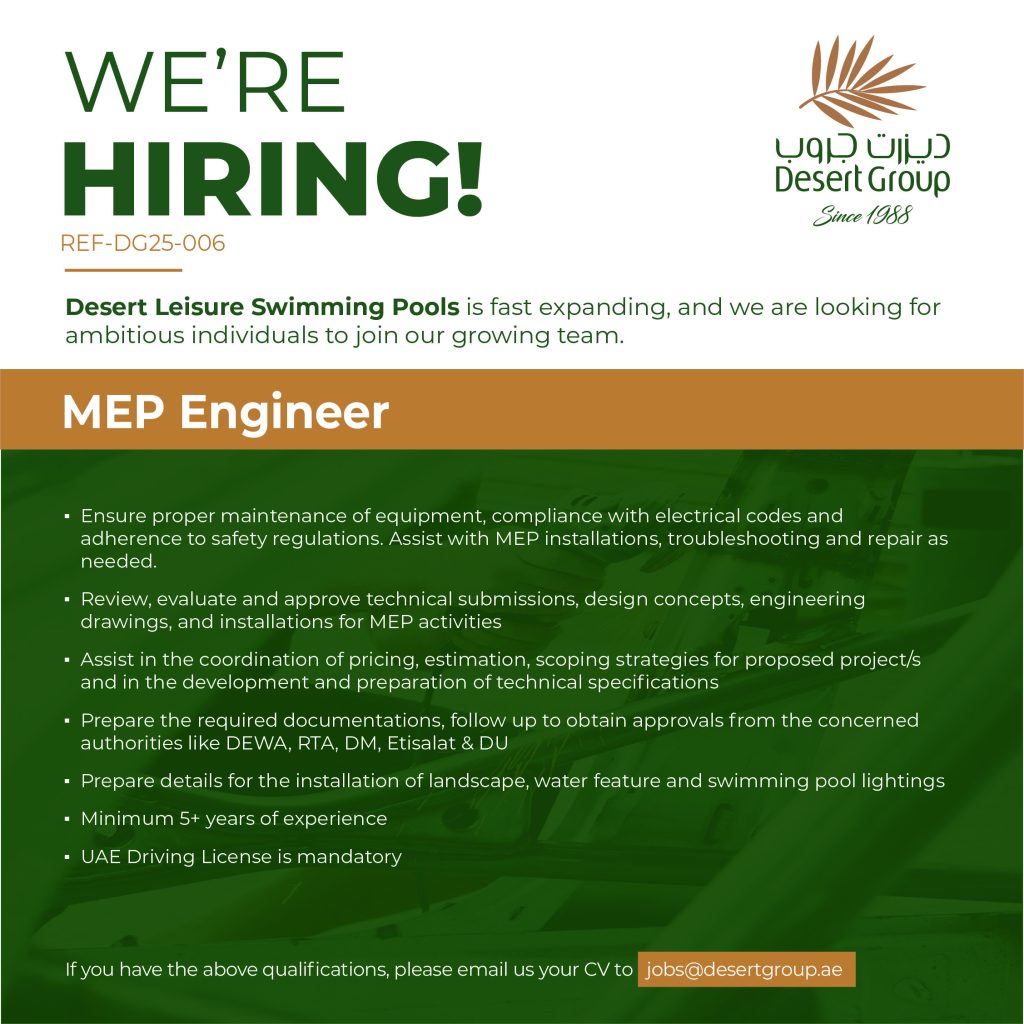 MEP Engineer.