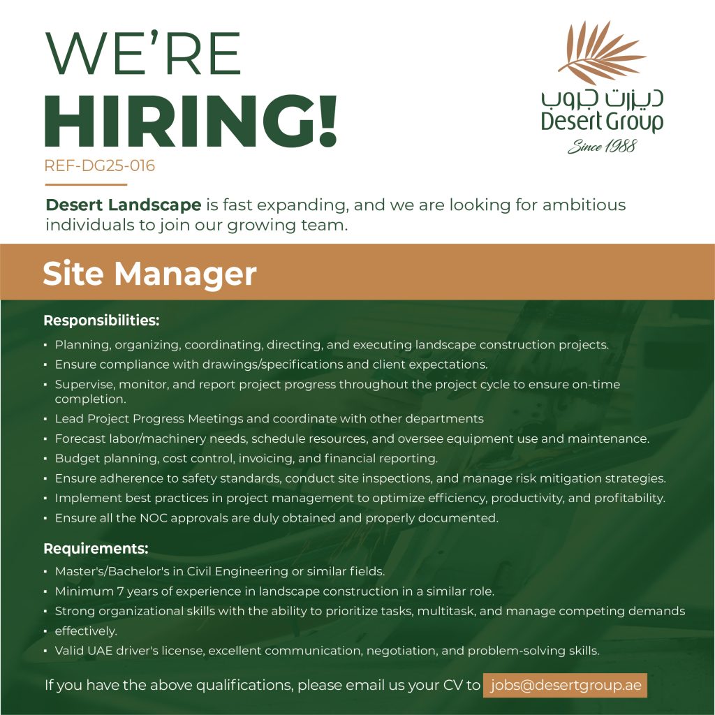 DG25-016-Site Manager