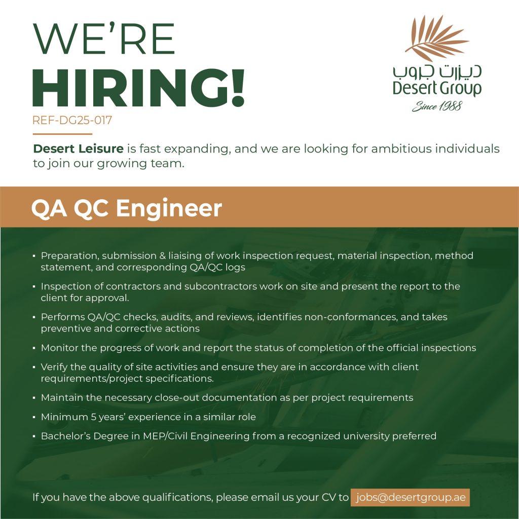 DG25-017-QA QC Engineer