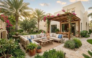 villa garden design uae