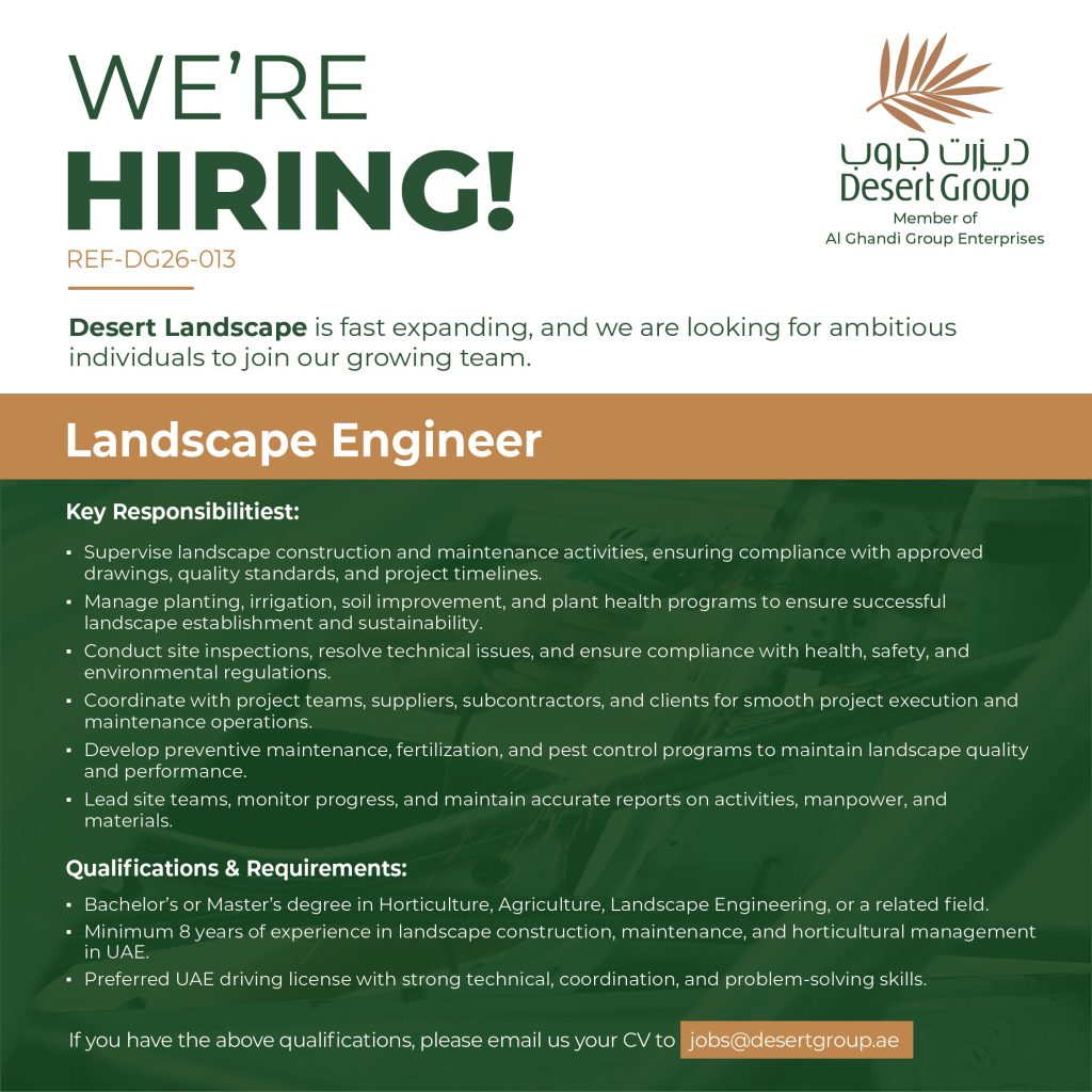 DG26-013 - Landscape Engineer