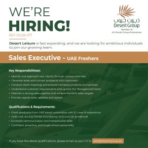 DG26-017 - Sales Executive