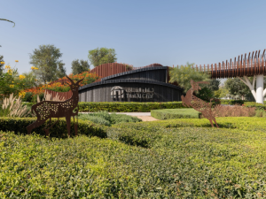 Tilal Al Ghaf gateway bridge in Dubai, designed by desert INK, Desert Group’s landscape architecture firm